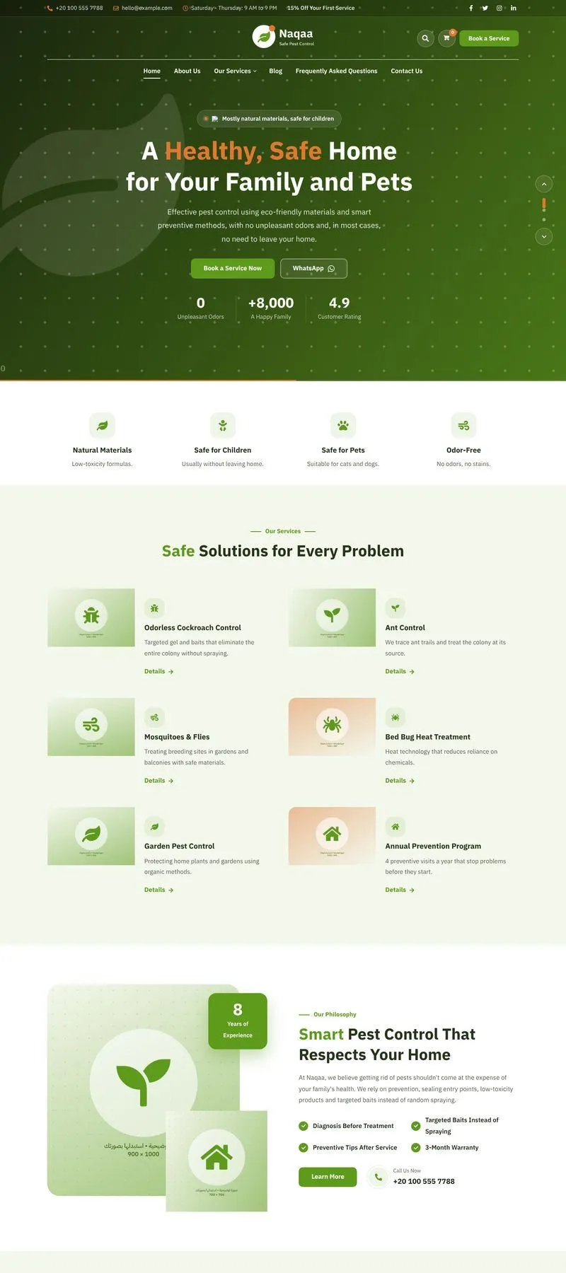 Pest Control — Eco-Friendly — Sila