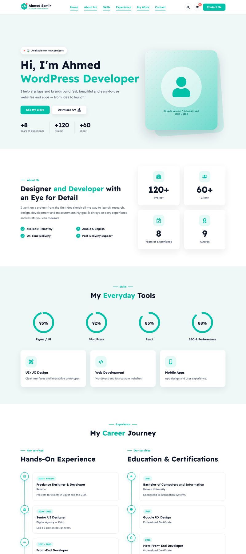 CV / Personal Website — Sila